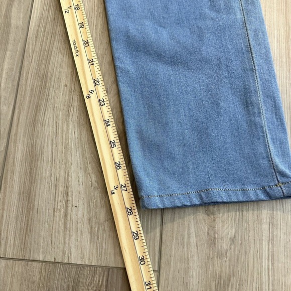 Paige Denim Jeans Mens 36 x 28 Blue Light Wash Stretch Rayon Lennox Straight Leg - Picture 10 of 10